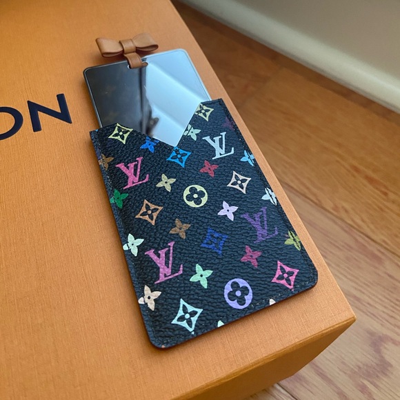 LOUIS VUITTON Murakami Multicolor Monogram Pattern Mirror Bag Accessory - Picture 4 of 8